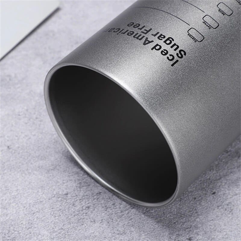 Copo Térmico de Aço Inox Portátil com Tampa Hermética - Casa Elège