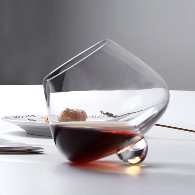 Copo de Whisky Cristal Barriga Rotativo 250ml Luxuoso - Casa Elège