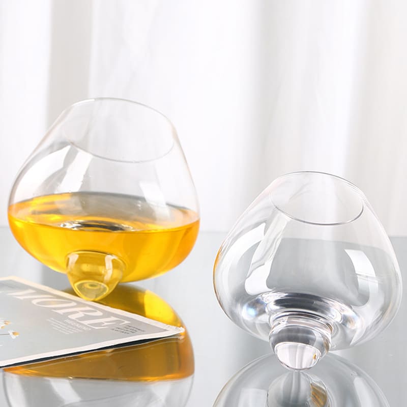 Copo de Whisky Cristal Barriga Rotativo 250ml Luxuoso - Casa Elège