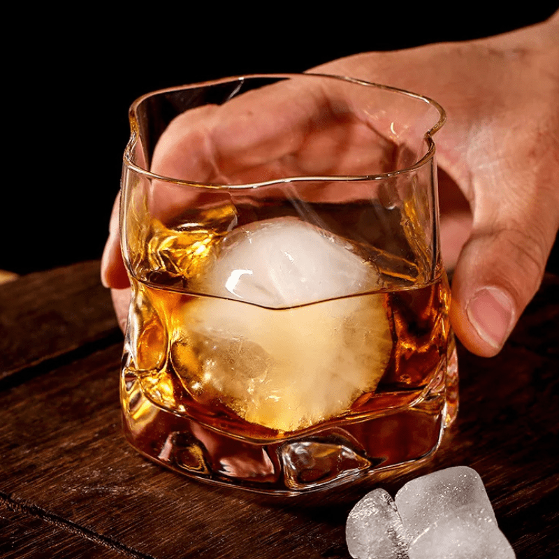 Copo de Whisky em Cristal Orgânico para Home Bar - Casa Elège