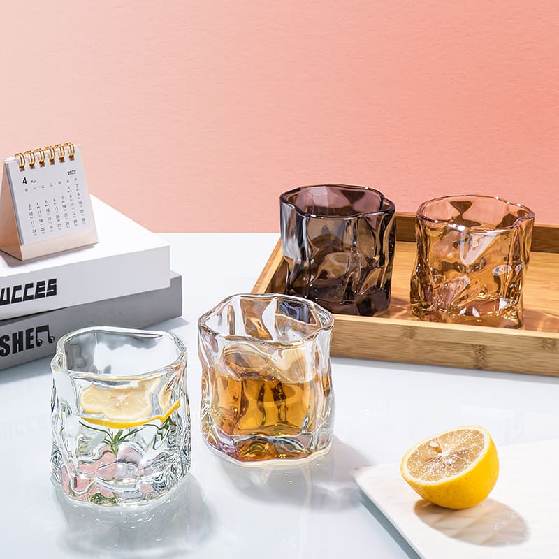 Copo de Whisky em Cristal Orgânico para Home Bar - Casa Elège