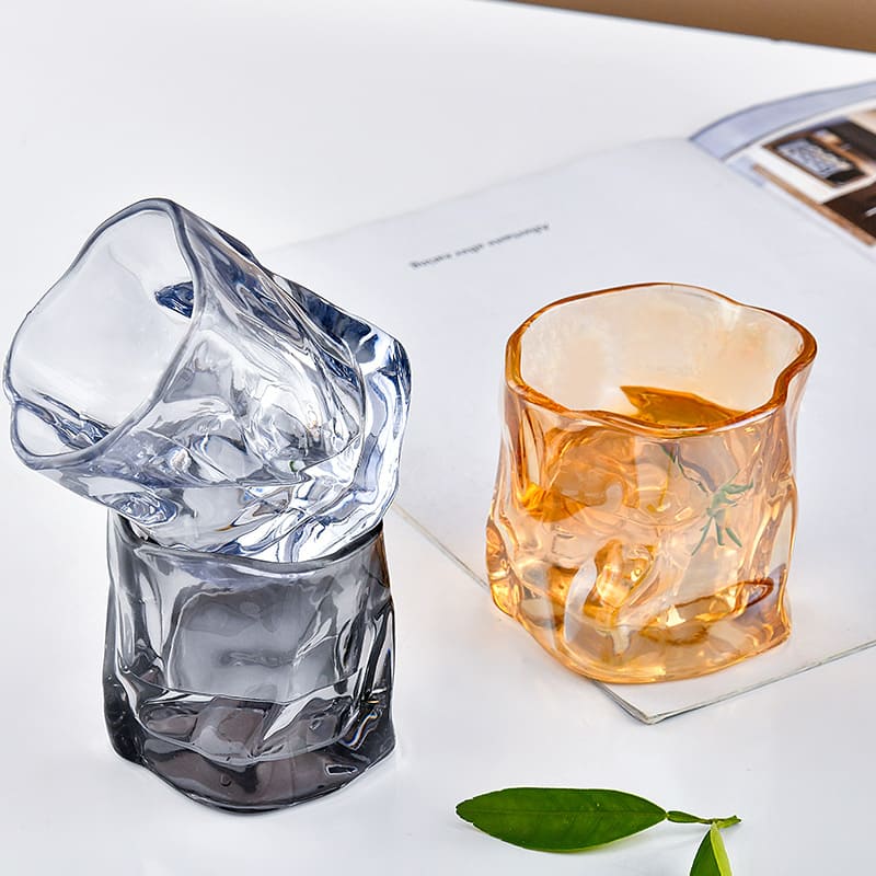 Copo de Whisky em Cristal Orgânico para Home Bar - Casa Elège