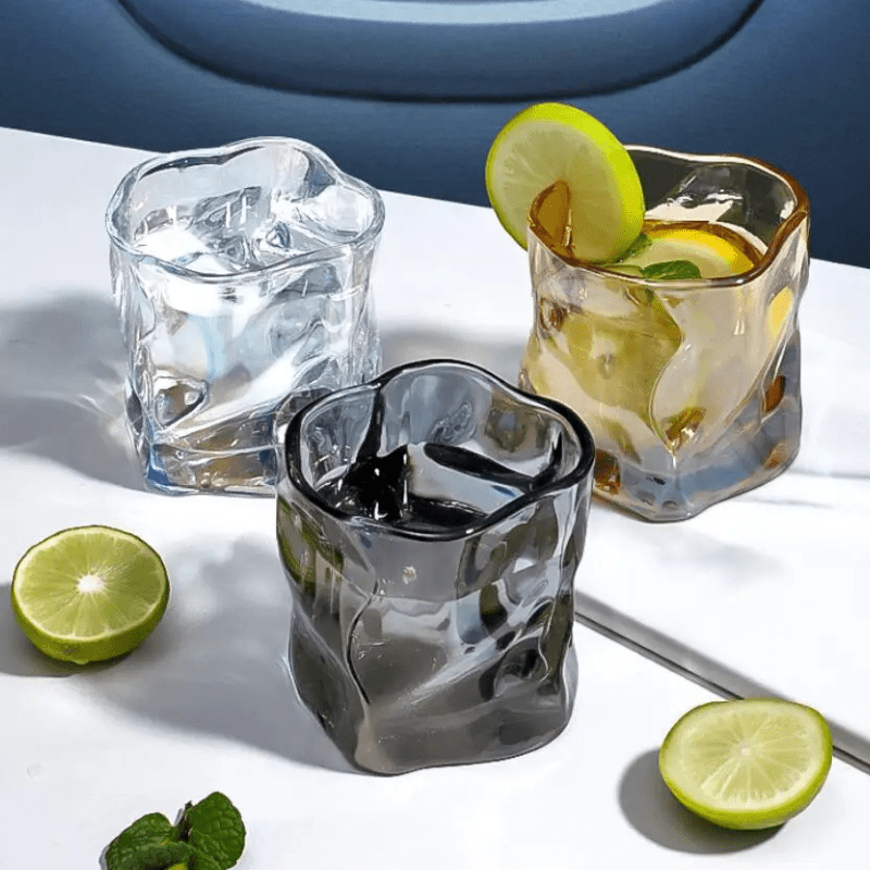 Copo de Whisky em Cristal Orgânico para Home Bar - Casa Elège