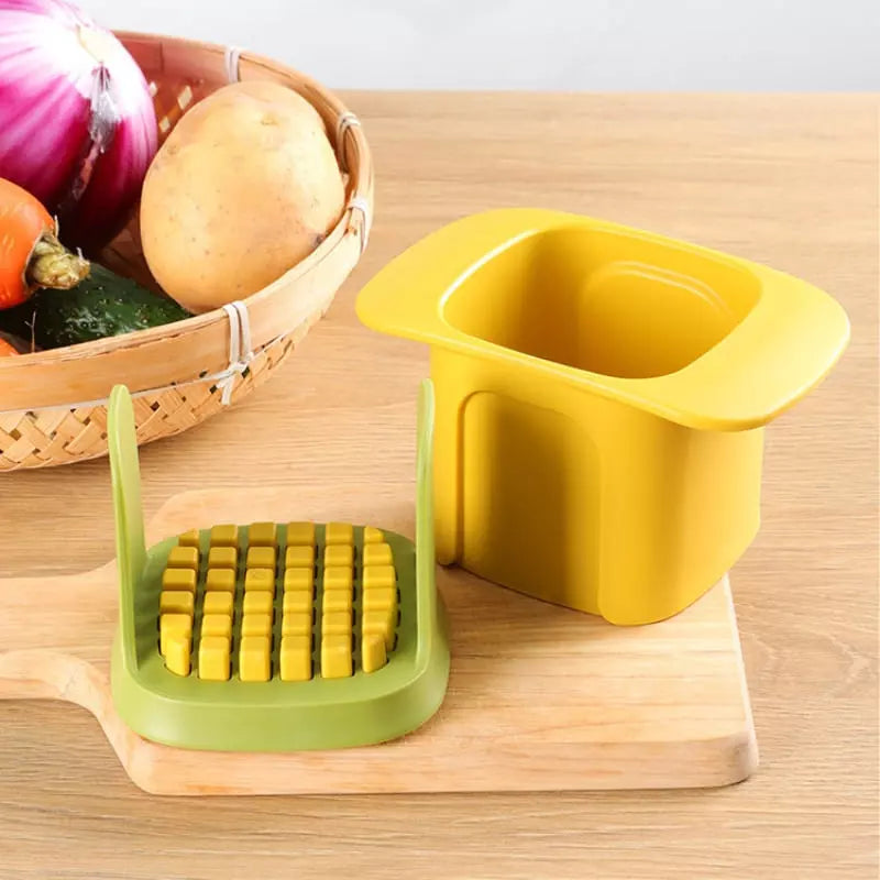 Cortador de Alimentos em Cubos Compacto e Fácil de Limpar - Casa Elège