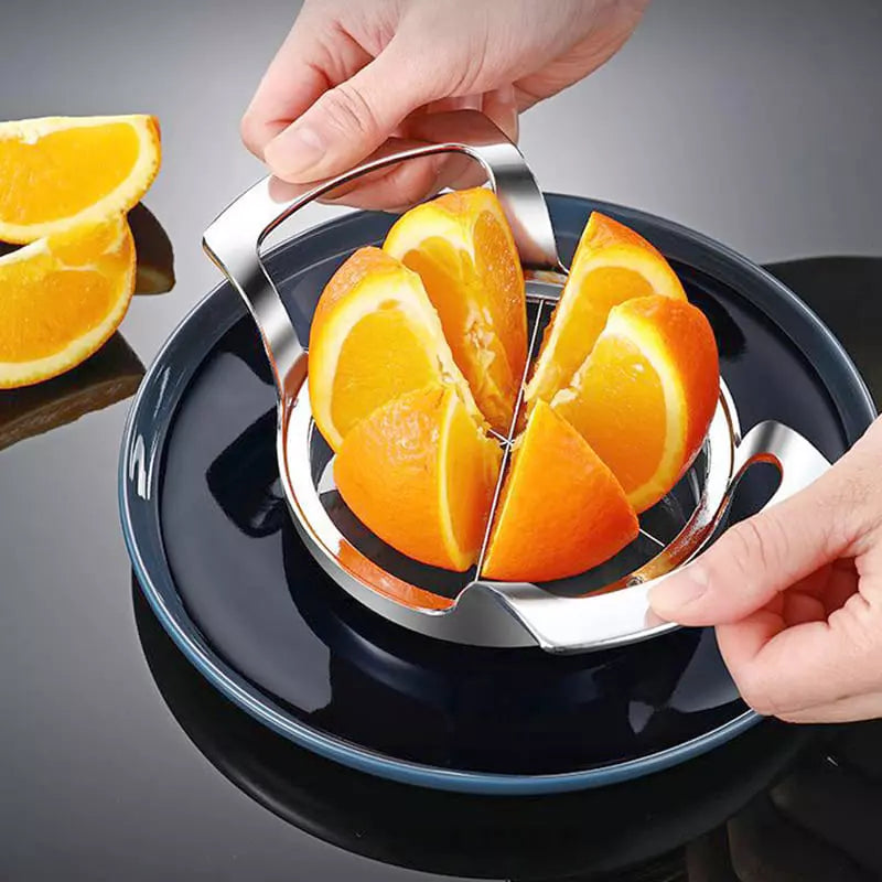 Cortador De Frutas Em Aço Inox Com Lâminas Afiadas - Casa Elège
