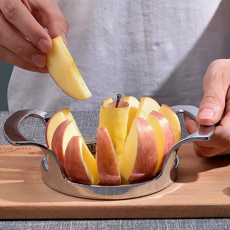 Cortador De Frutas Em Aço Inox Com Lâminas Afiadas - Casa Elège
