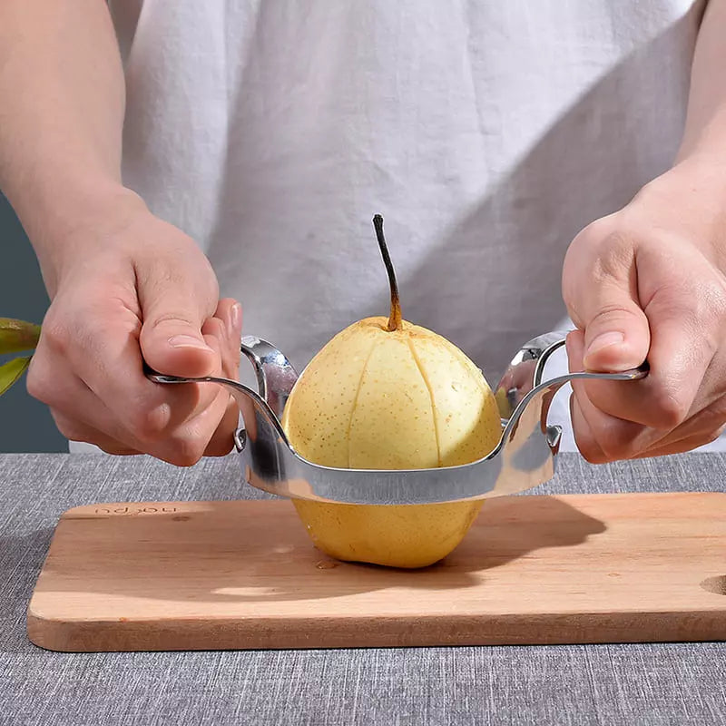 Cortador De Frutas Em Aço Inox Com Lâminas Afiadas - Casa Elège