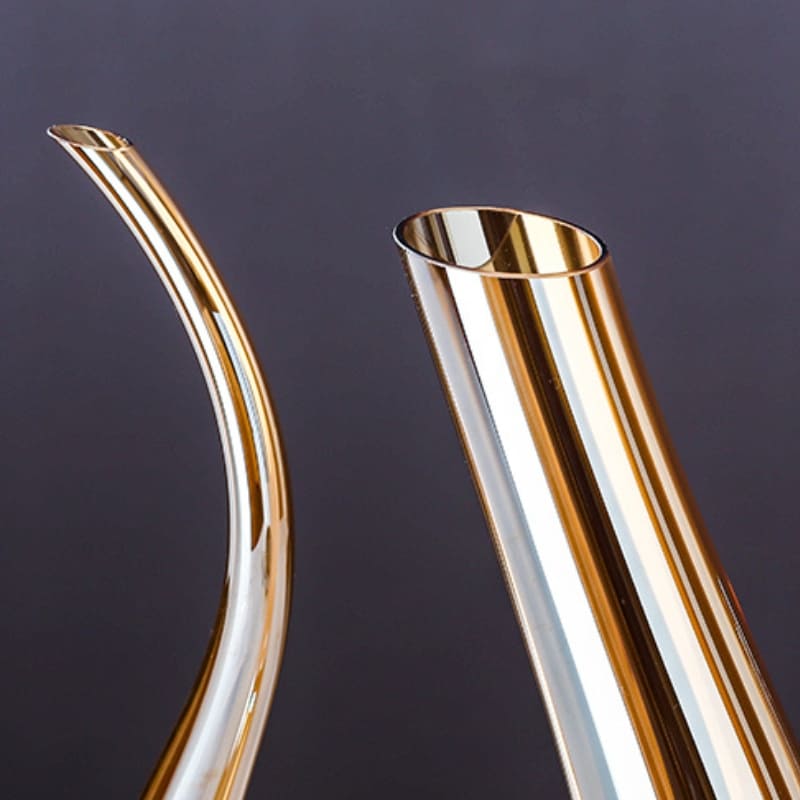 Decanter de Vidro Âmbar Formato Cisne 1500ml Elegante - Casa Elège