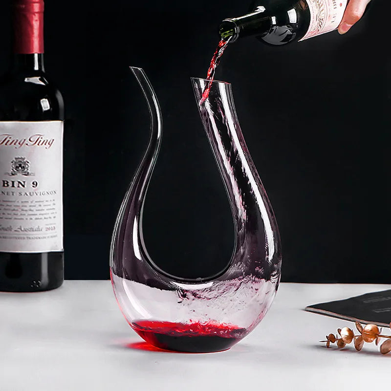 Decanter de Vinho em Vidro Formato Cisne 1500ml Sofisticado - Casa Elège