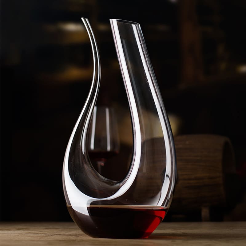 Decanter de Vinho em Vidro Formato Cisne 1500ml Sofisticado - Casa Elège