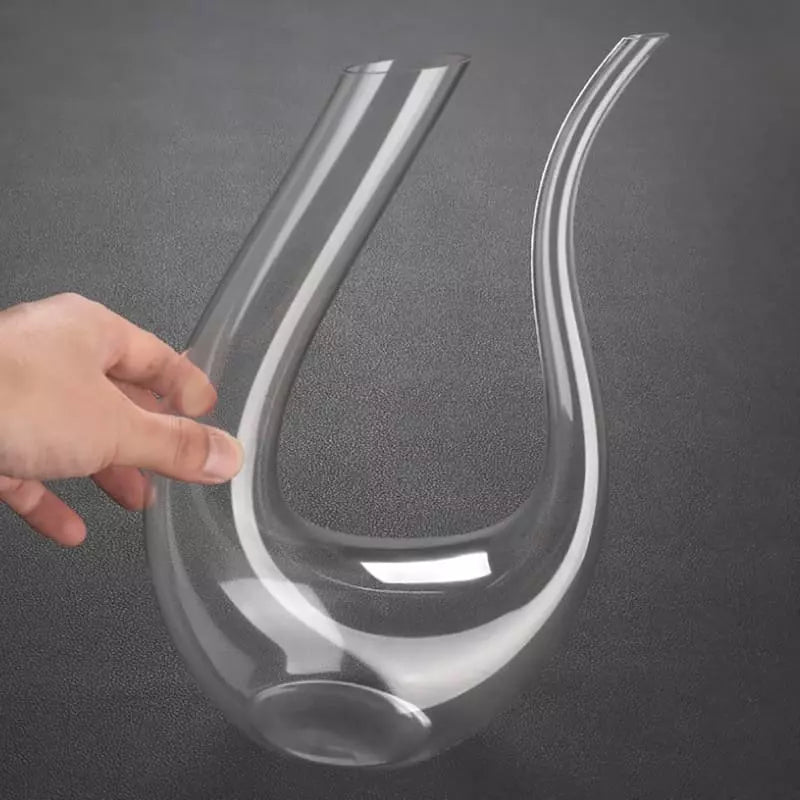 Decanter de Vinho em Vidro Formato Cisne 1500ml Sofisticado - Casa Elège