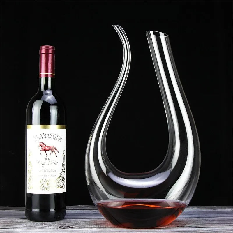Decanter de Vinho em Vidro Formato Cisne 1500ml Sofisticado - Casa Elège