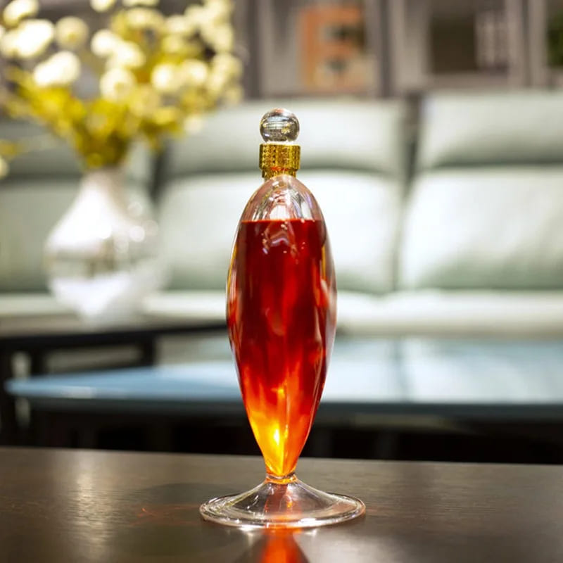 Decanter De Vidro Formato Coração Para Vinho E Whisky - Casa Elège