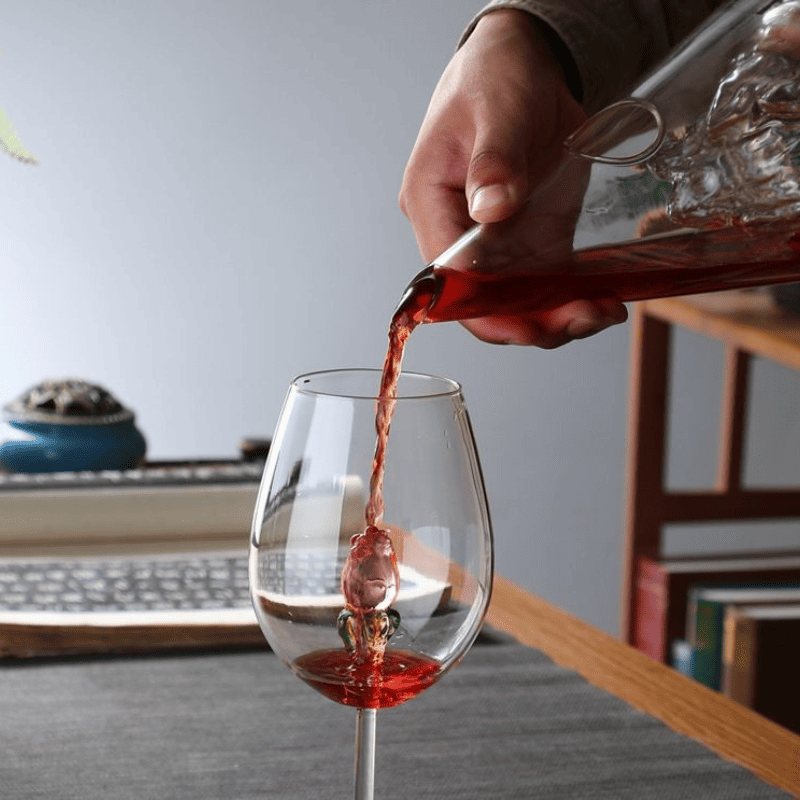 Decanter de Vidro Pirâmide para Vinho e Whisky 750ml - Casa Elège