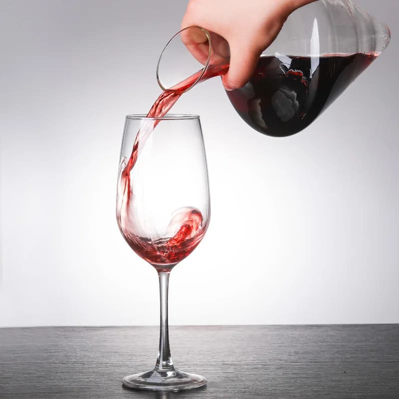 Decanter De Vidro Com Balde De Gelo Integrado Artesanal - Casa Elège