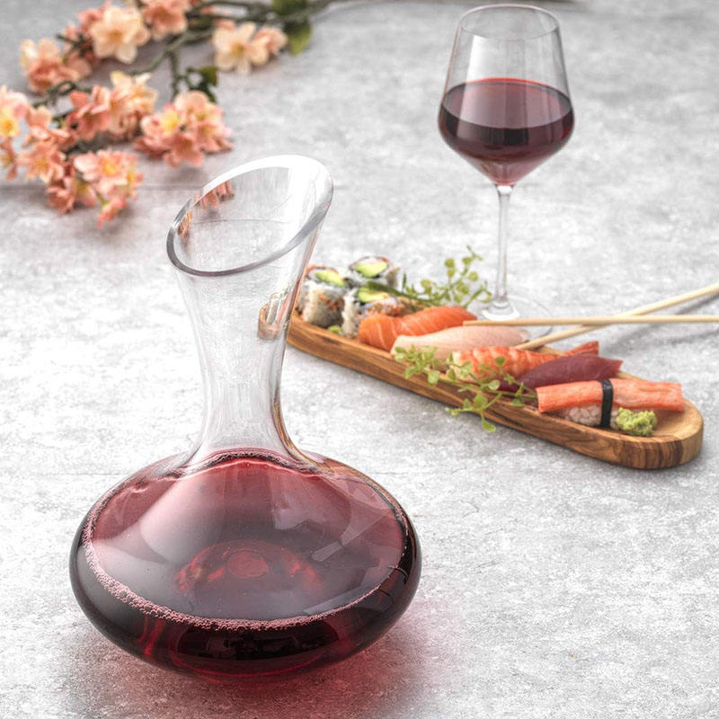 Decanter De Vidro Iceberg Para Vinho E Whisky Elegante - Casa Elège