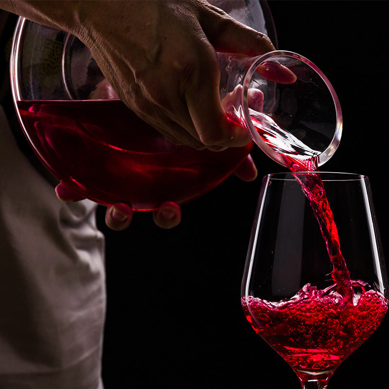 Decanter De Vidro Iceberg Para Vinho E Whisky Elegante - Casa Elège