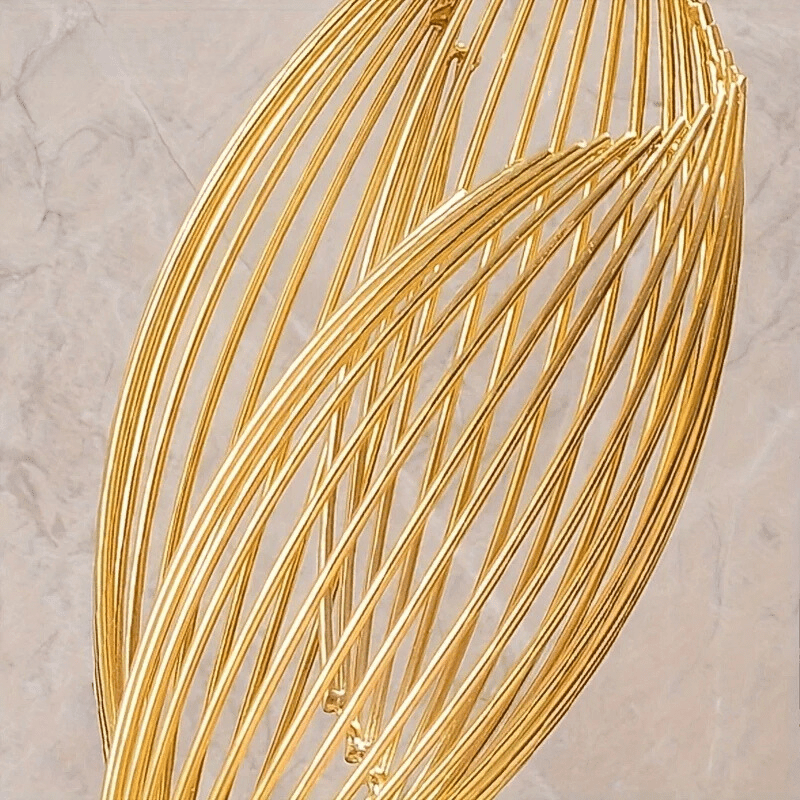 Escultura De Cerâmica Moderna Para Sala Moderna - Casa Elège
