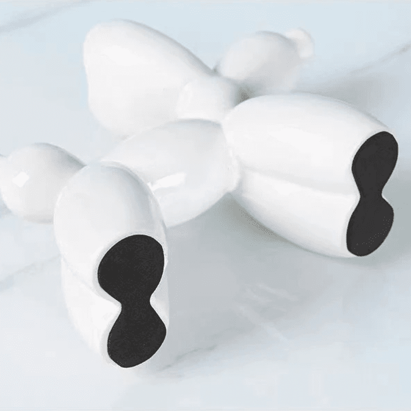 Estátua Decorativa de Cerâmica Cachorro Balão - Casa Elège