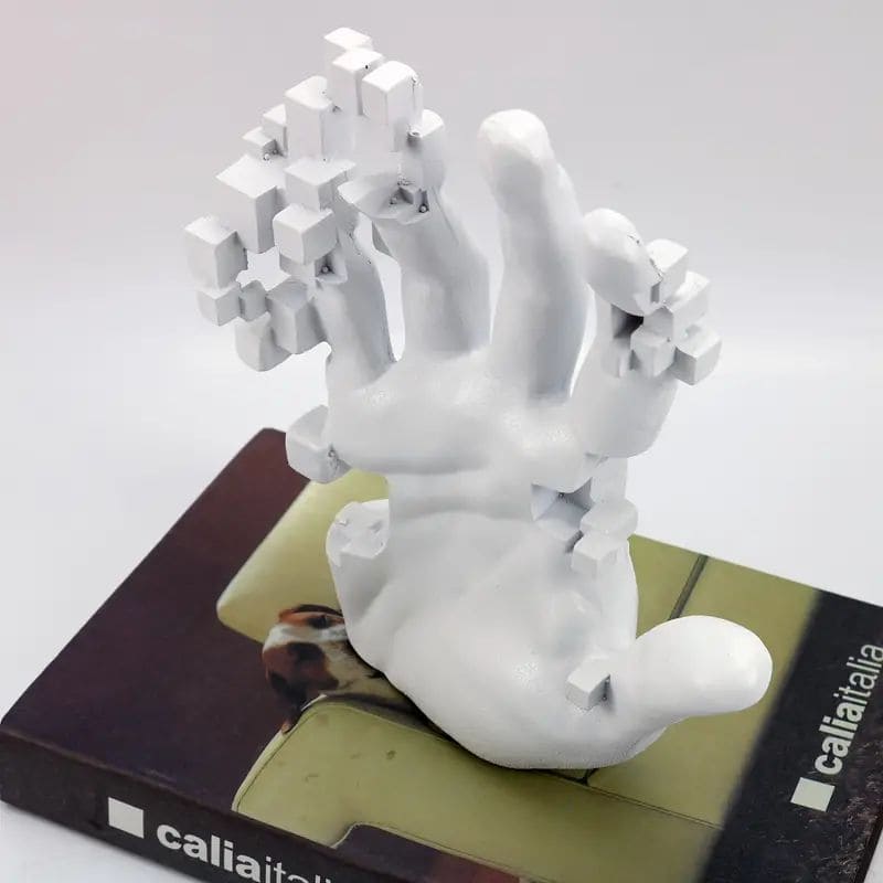 Escultura De Mão Em Resina Contemporânea Artística Moderna - Casa Elège