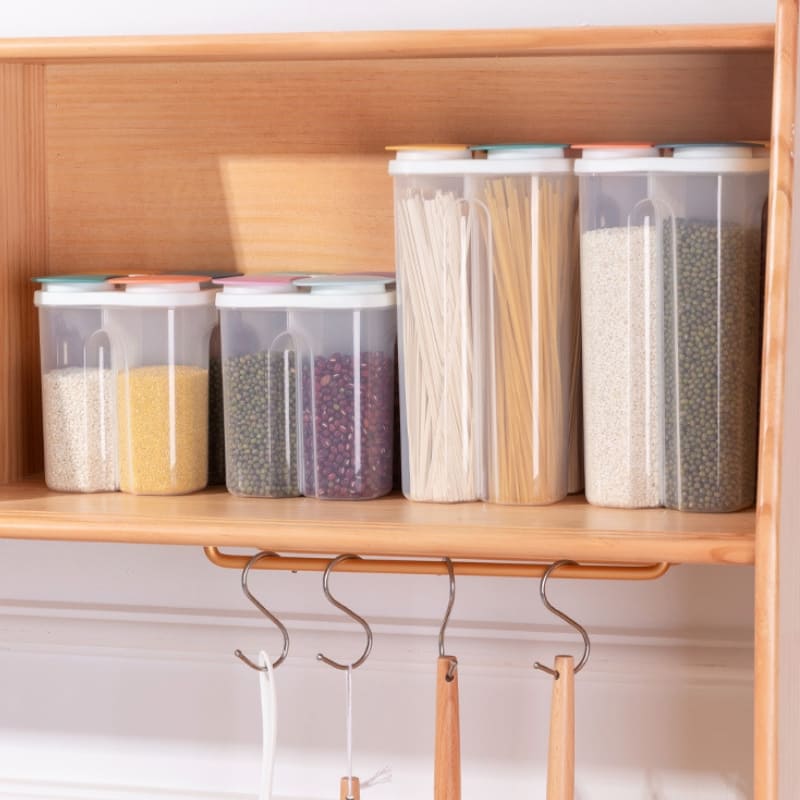 Dispensador de Alimentos com 4 Divisórias Compacto Prático - Casa Elège