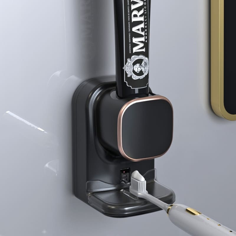 Dispensador Automático de Pasta de Dente com Sensor - Preto Casa Elège