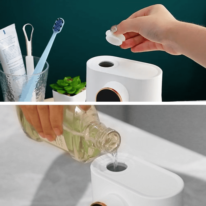 Dispenser Automático de Enxaguante Bucal USB Recarregável - Casa Elège