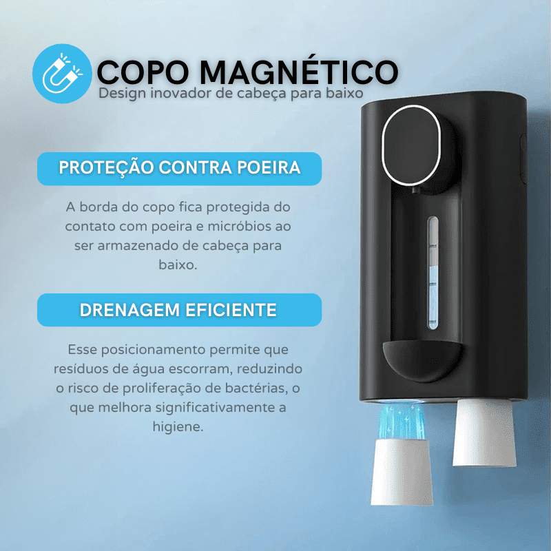 Dispenser Automático de Enxaguante Bucal USB Recarregável - Casa Elège