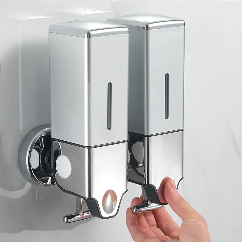 Dispenser de Sabonete Quadrado 500ml Em Acrílico - Casa Elège