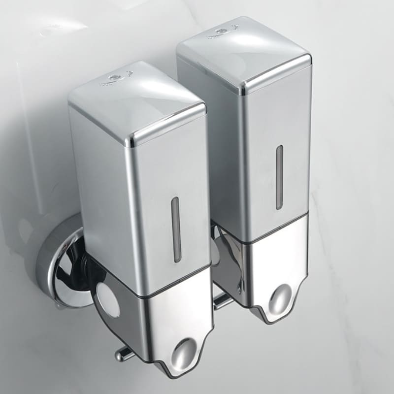 Dispenser de Sabonete Quadrado 500ml Em Acrílico - Casa Elège