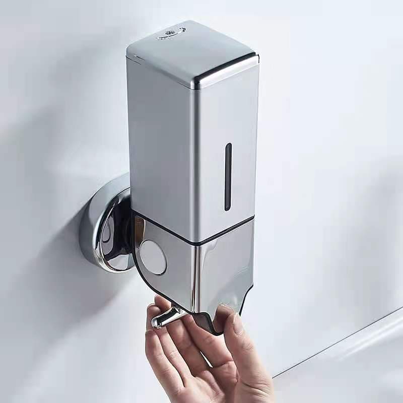 Dispenser de Sabonete Quadrado 500ml Em Acrílico - Casa Elège