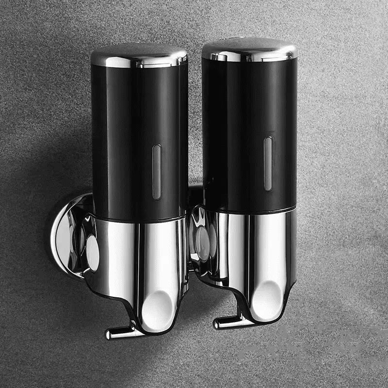Dispenser de Sabonete Líquido 500ml com Alavanca - Preto Duplo Casa Elège