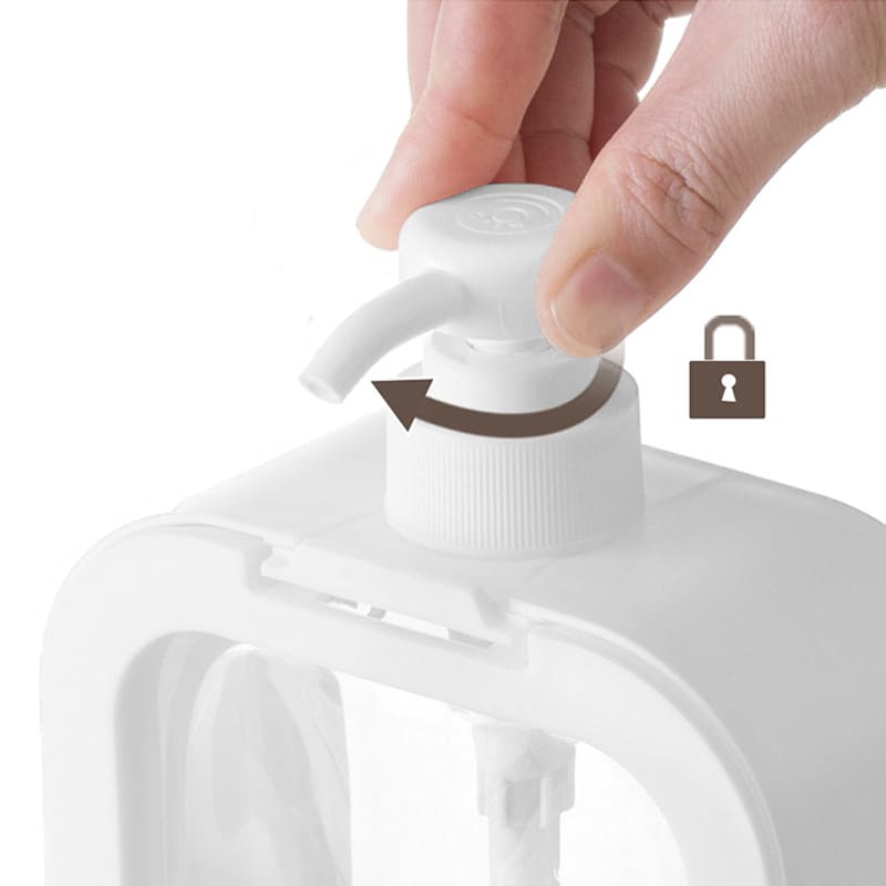 Dispenser de Sabonete Transparente 300ml e 500ml Elegante - Casa Elège