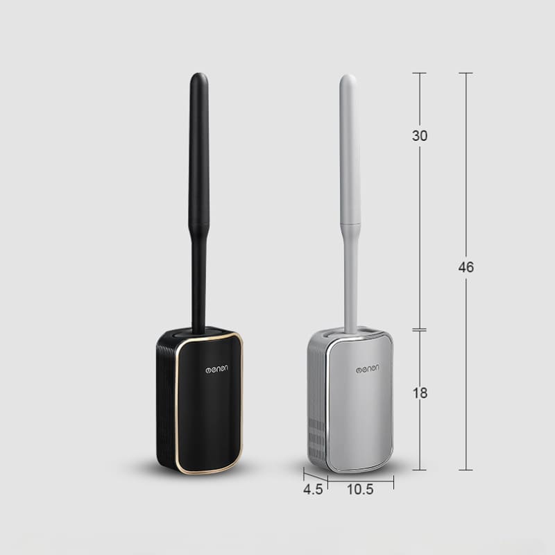 Escova Sanitária em Silicone com Suporte Suspenso Moderno - Casa Elège