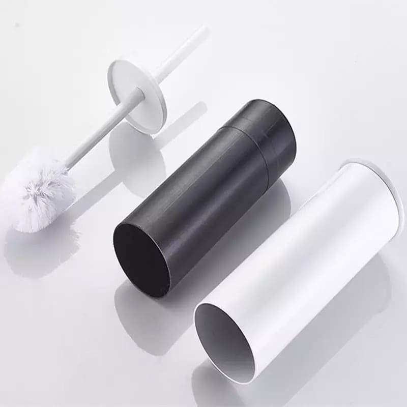 Escova Sanitária Em Alumínio Premium Com Suporte Elegante - Casa Elège