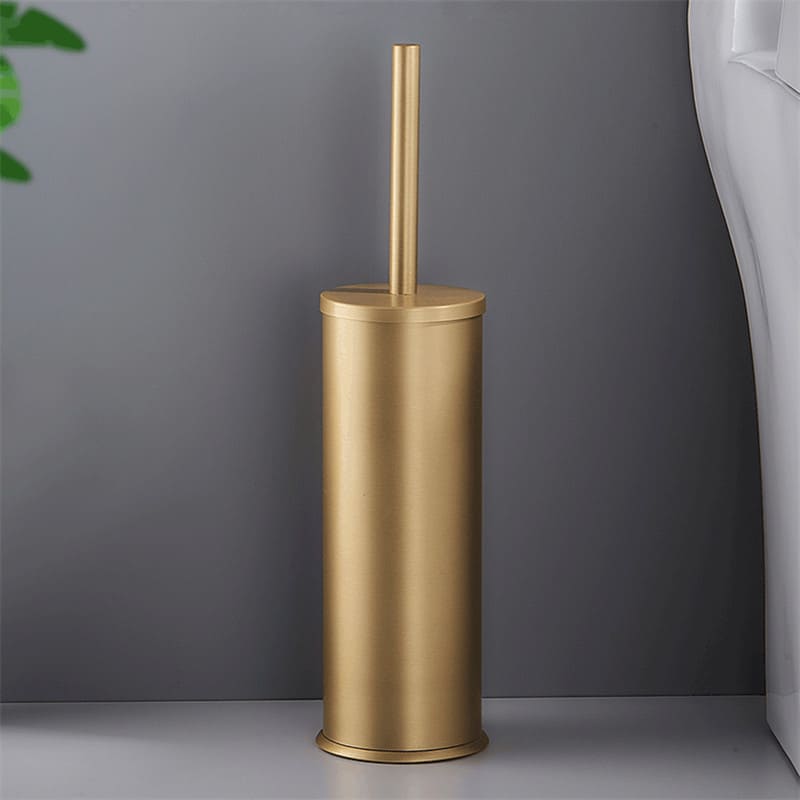 Escova Sanitária Em Alumínio Premium Com Suporte Elegante - Casa Elège