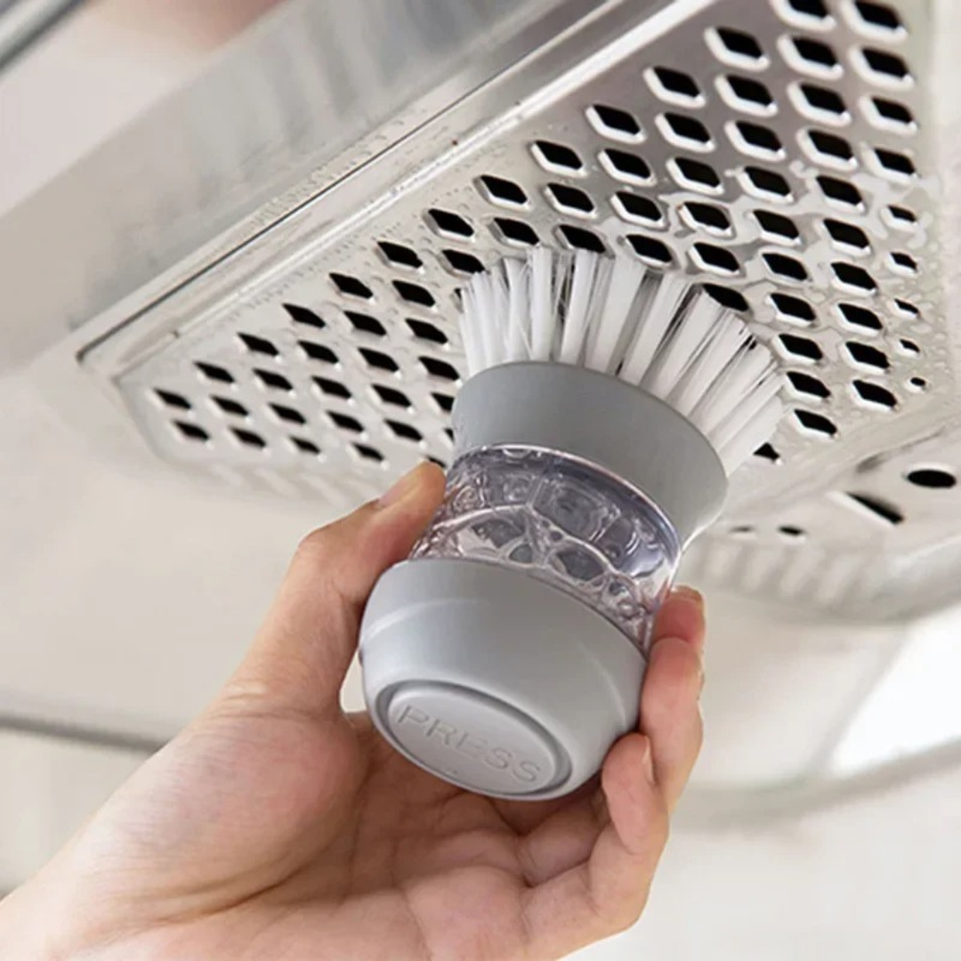 Escova de Lavar Louça com Dispensador e Suporte Prático - Casa Elège