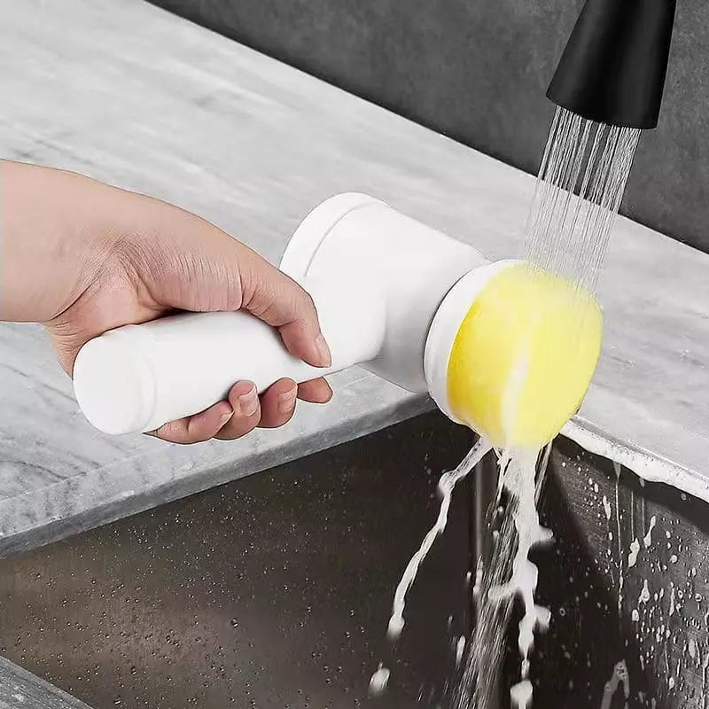 Escova Elétrica Rotativa Multiuso Com Bateria USB - Casa Elège