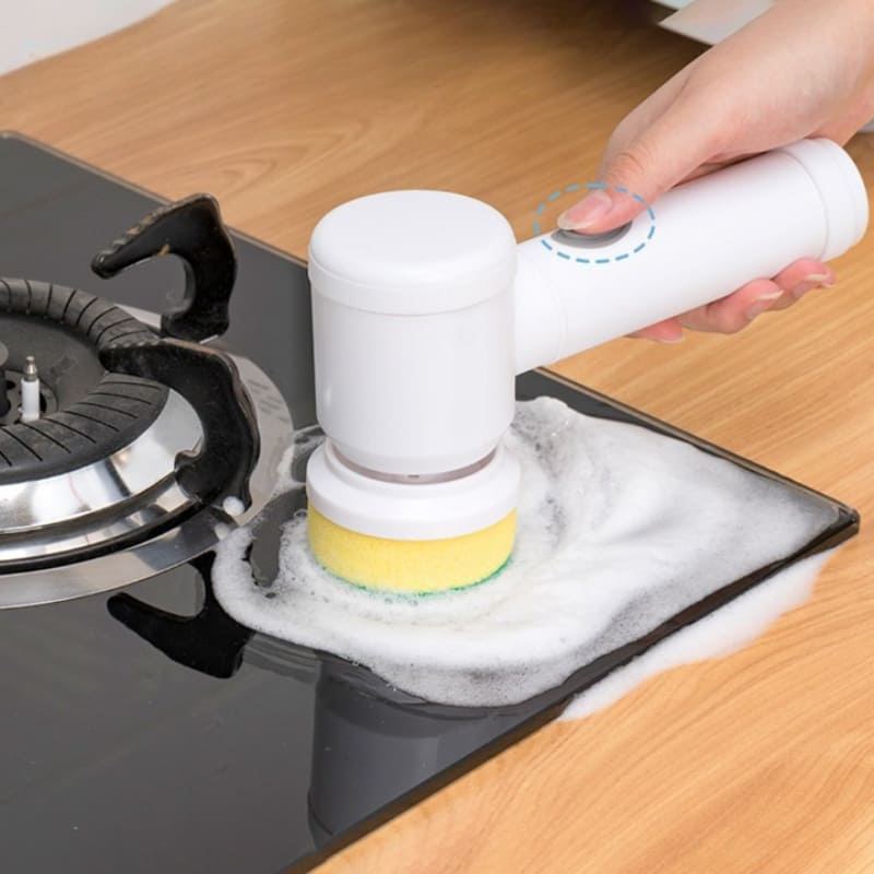 Escova Elétrica Rotativa Multiuso Com Bateria USB - Casa Elège