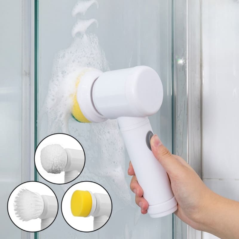 Escova Elétrica Rotativa Multiuso Com Bateria USB - Casa Elège