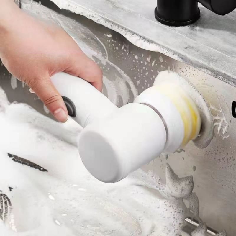 Escova Elétrica Rotativa Multiuso Com Bateria USB - Casa Elège