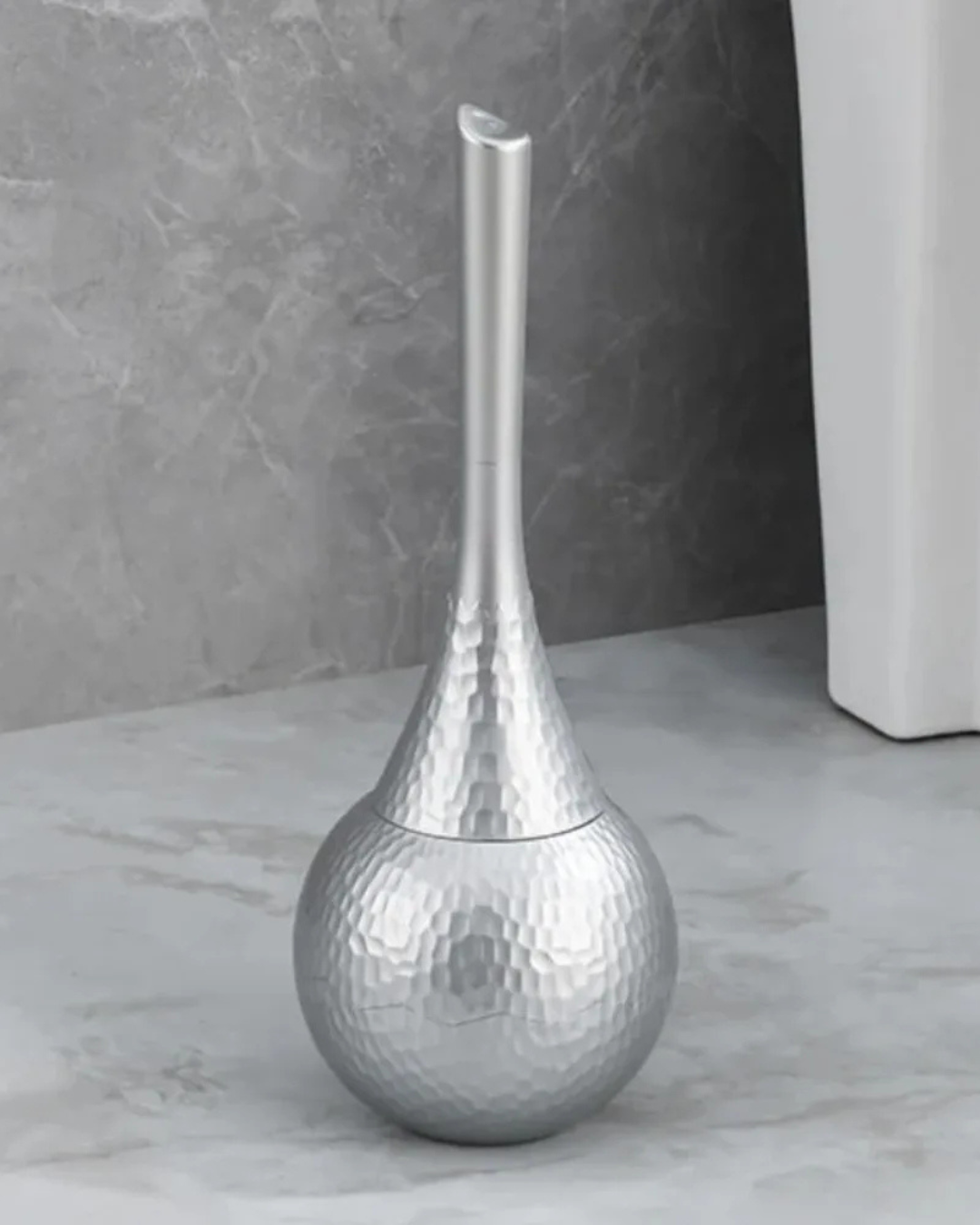 Escova de Vaso Sanitário com Suporte Dourado ou Prata - Prata Casa Elège