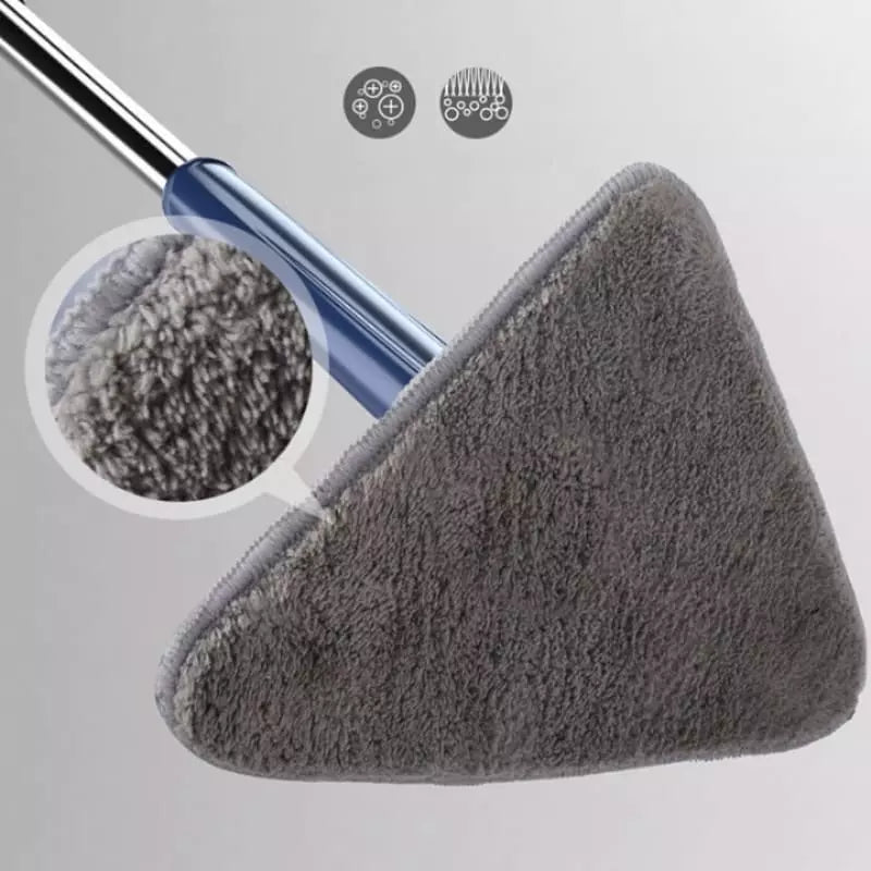 Esfregão Giratório 360 Triangular em Microfibra Kit 5 - Casa Elège