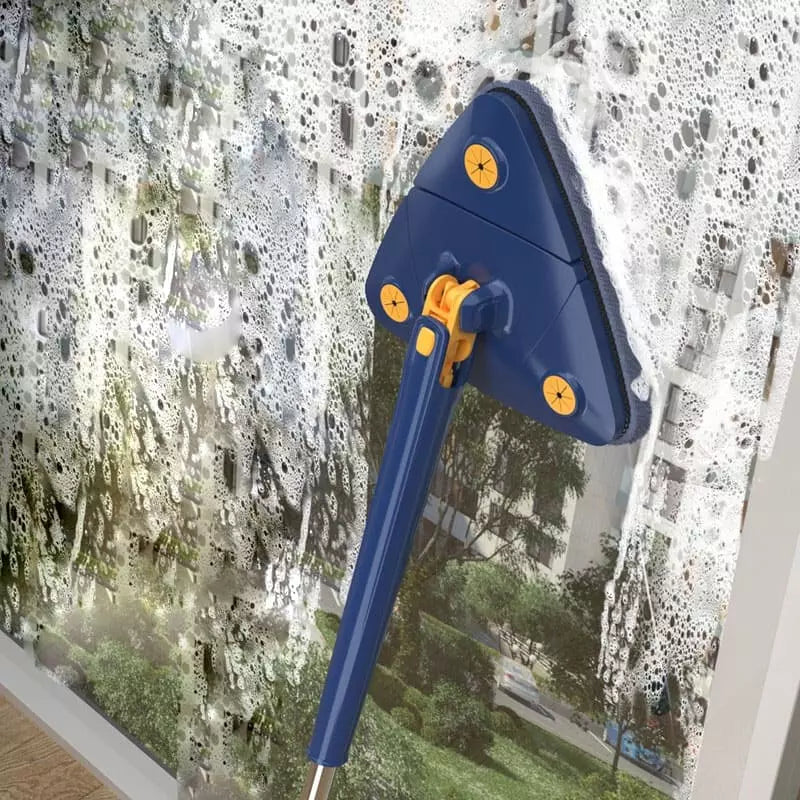 Esfregão Giratório 360 Triangular em Microfibra Kit 5 - Casa Elège