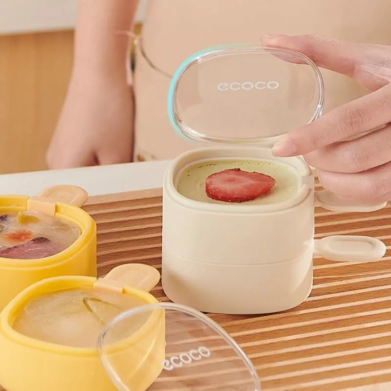 Forma de Picolé de Silicone com Tampa Hermética - Casa Elège