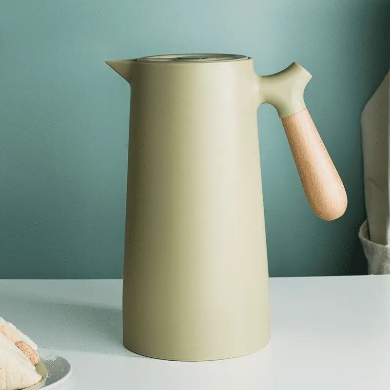 Garrafa Térmica 1L Em Vidro Borossilicato - Verde Menta Casa Elège