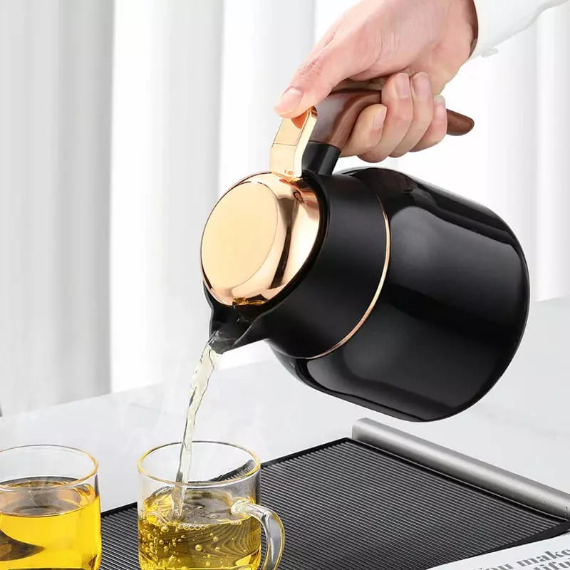 Garrafa Térmica de Inox 1L com Revestimento Cerâmico - Casa Elège