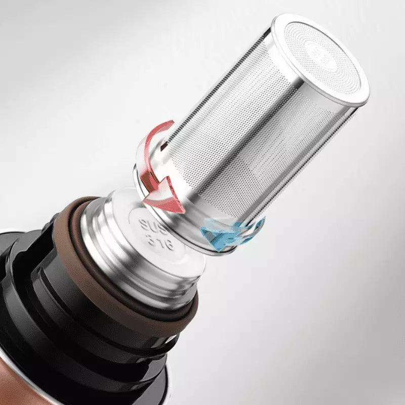 Garrafa Térmica de Inox 1L com Revestimento Cerâmico - Casa Elège