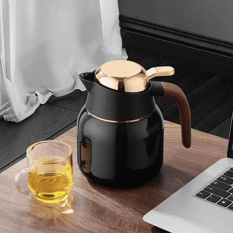 Garrafa Térmica de Inox 1L com Revestimento Cerâmico - Casa Elège