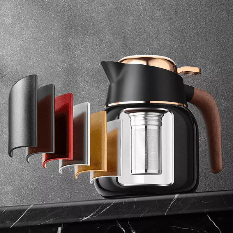 Garrafa Térmica de Inox 1L com Revestimento Cerâmico - Casa Elège